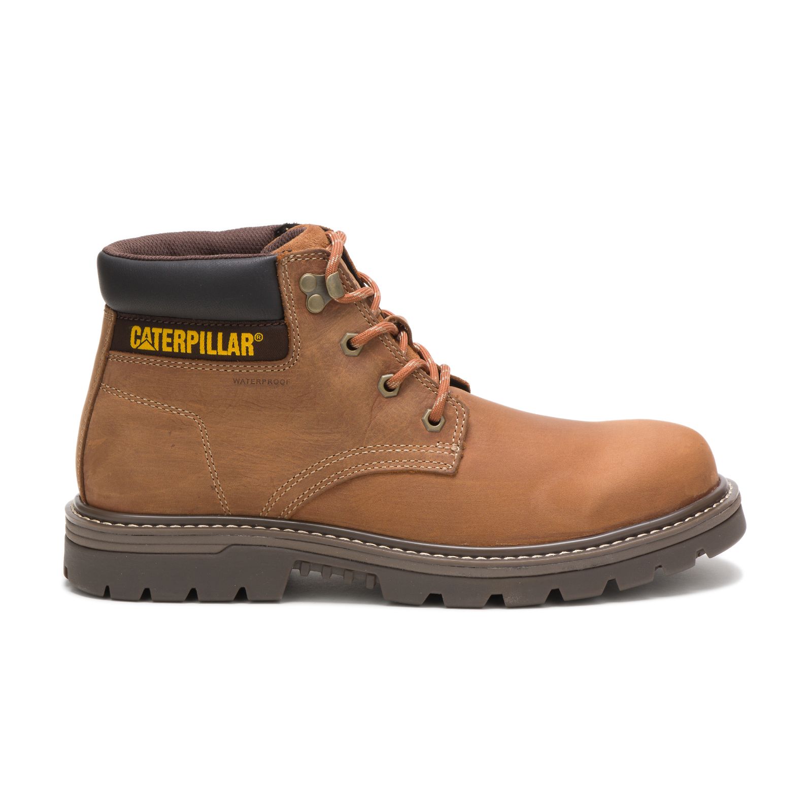 Caterpillar Work Boots Online UAE - Caterpillar Outbase Waterproof Mens - Brown HOILYW915